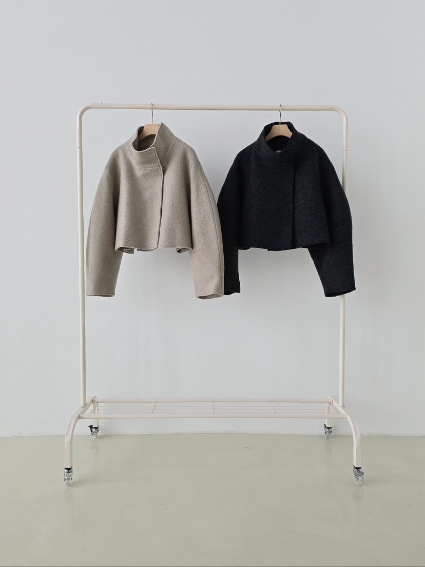 J SHOP東大門㊣實拍女裝新款人氣25秋冬休閑職業熱賣夾克羊毛J_SHOP夾克