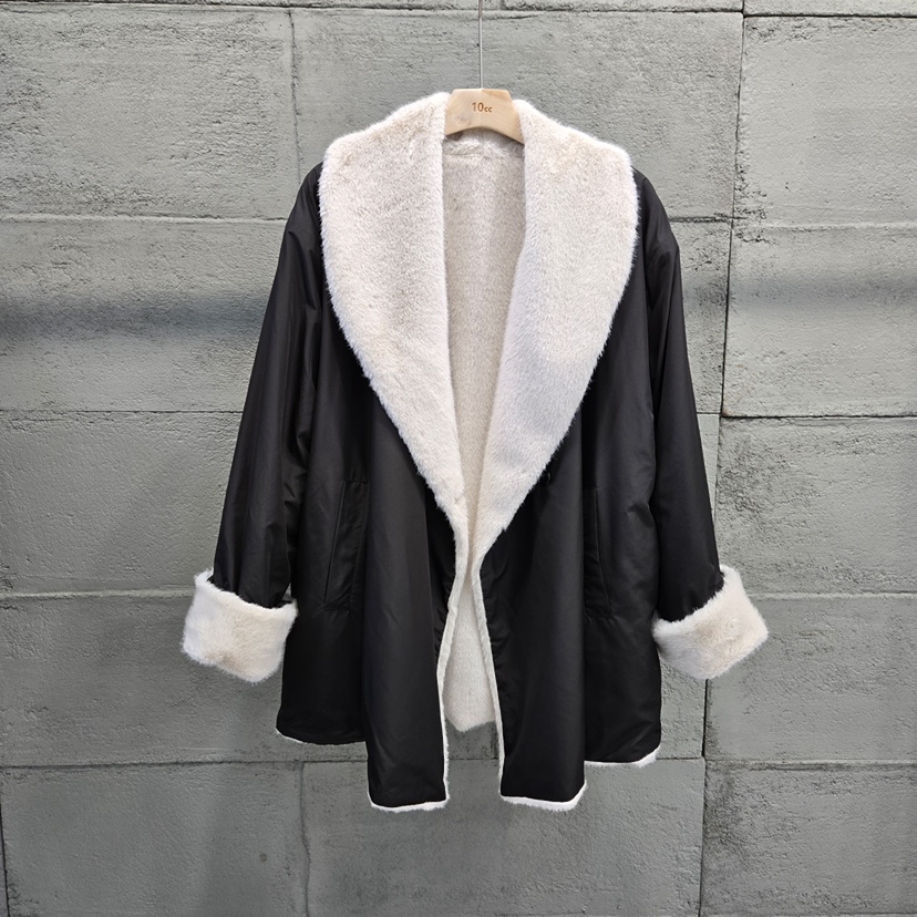 10CC東大門㊣直郵女士新品25秋冬休閑職業真品夾克里外穿雙面10CC夾克圖色1