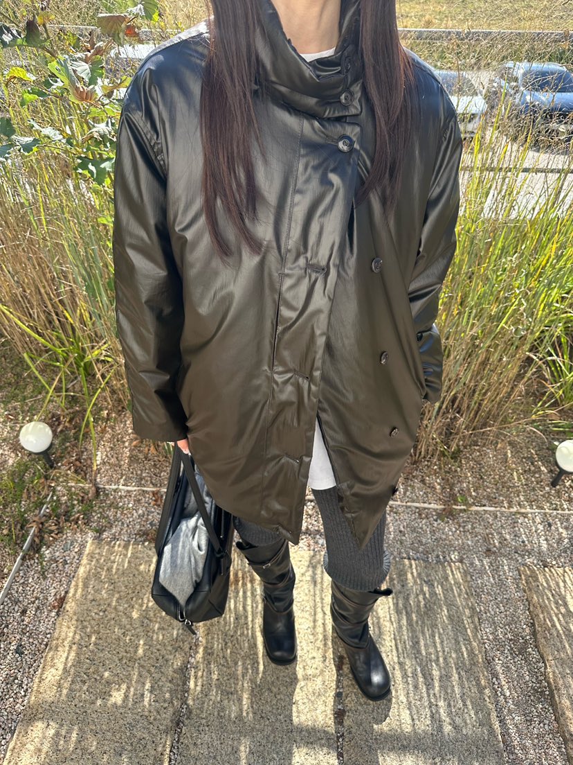 NYLON韓國代購㊣女裝新款真品時尚推薦熱賣休閑短款羽絨服毛絨NYLON短款羽絨服