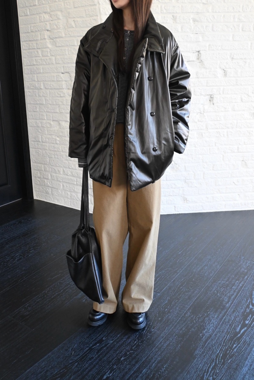 NYLON韓國代購㊣女裝新款真品時尚推薦熱賣休閑短款羽絨服毛絨NYLON短款羽絨服