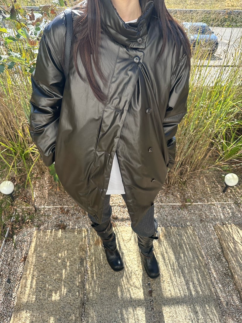 NYLON韓國代購㊣女裝新款真品時尚推薦熱賣休閑短款羽絨服毛絨NYLON短款羽絨服