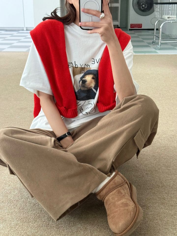 DOIT東大門㊣直郵女裝新品休閑25秋冬熱賣人氣真品職業時尚T恤DOITT恤