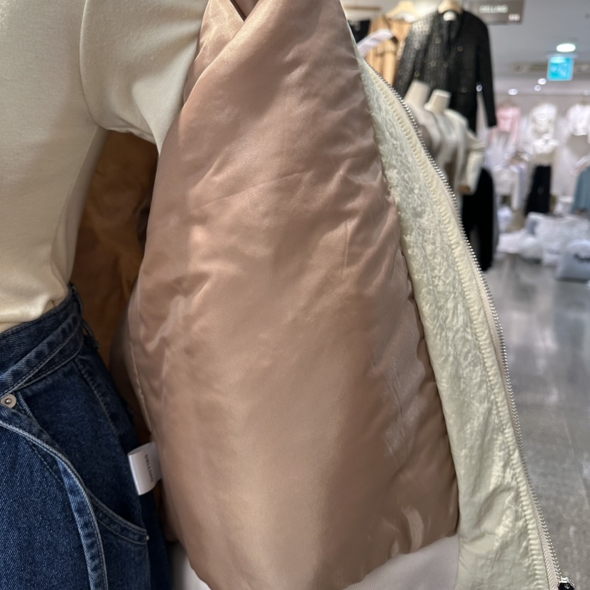 DELLING韓國代購㊣女裝新品時尚人氣熱賣職業推薦25秋冬短款棉服DELLING短款棉服