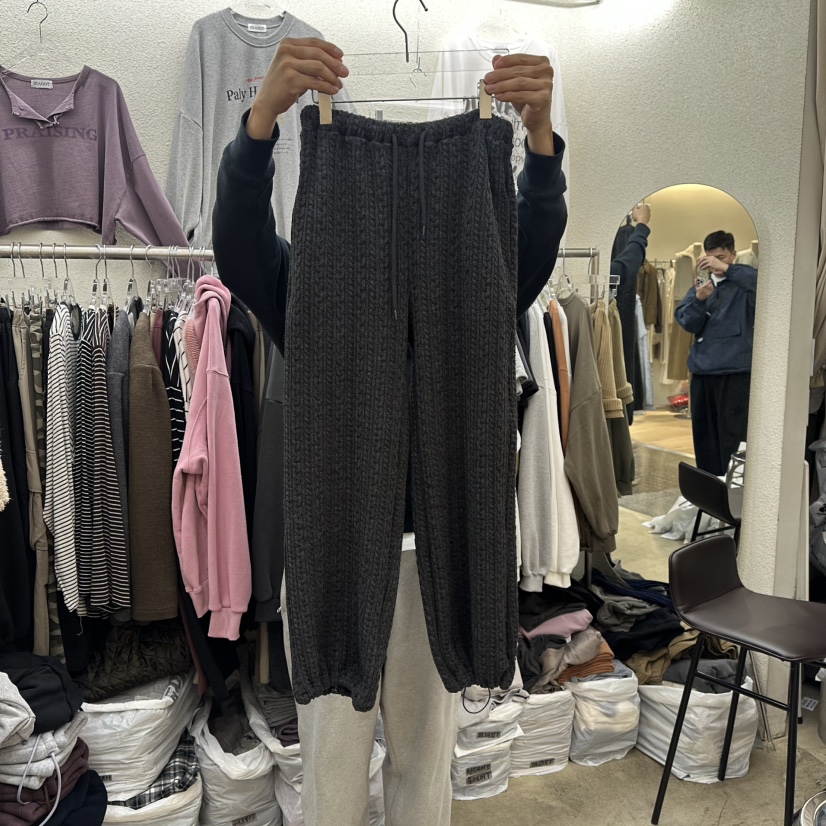 MAGOT東大門㊣直郵女士新款職業真品休閑時尚推薦25秋冬休閑褲IIIΛGOT/MAGOT休閑褲圖色3墨色