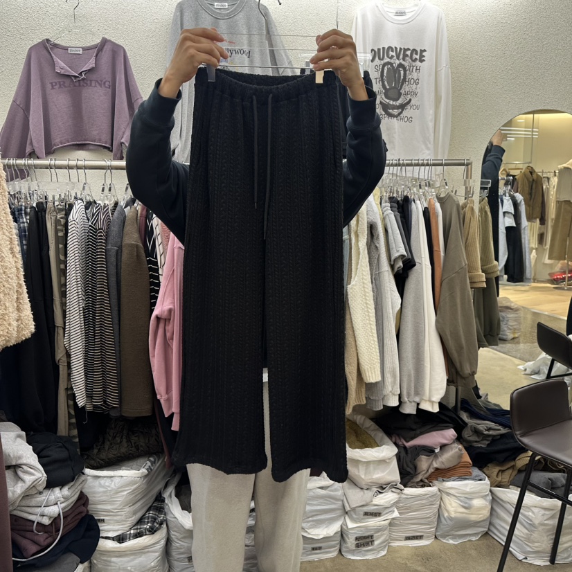 MAGOT東大門㊣直郵女士新款職業真品休閑時尚推薦25秋冬休閑褲IIIΛGOT/MAGOT休閑褲圖色4黑色