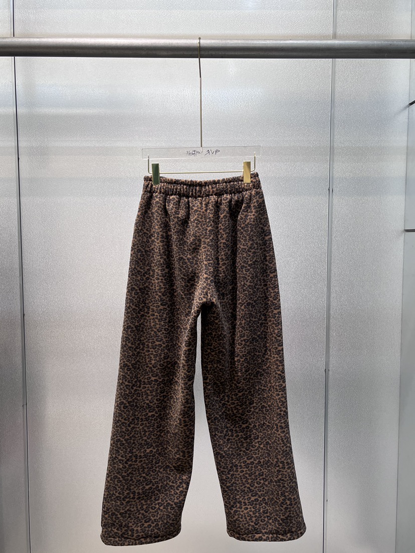 GVR COMPANY韓國直郵㊣女士新款休閑職業25秋冬休閑褲豹紋GVR COMPANY/RAWOO休閑褲