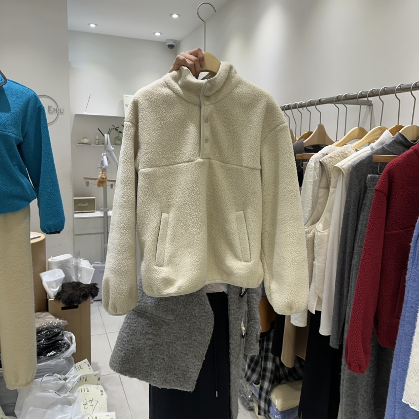 EN.U東大門㊣直郵女裝新品真品25秋冬職業時尚人氣衛衣連帽衫EN.U衛衣圖色1