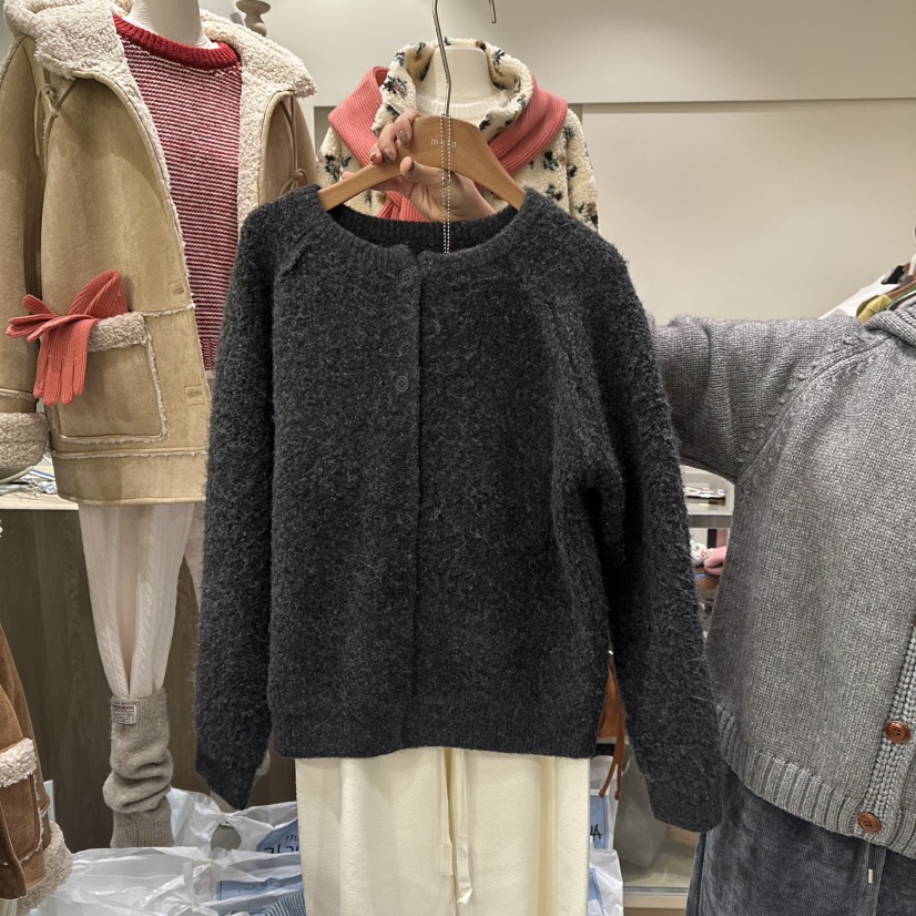 MELO東大門㊣實拍女裝新品休閑推薦人氣職業真品針織衫開衫MELO針織衫圖色3