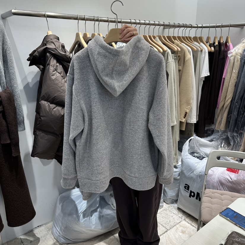 MAJDAN東大門㊣實拍女裝新款推薦人氣熱賣休閑職業衛衣拉鏈MAJDAN衛衣