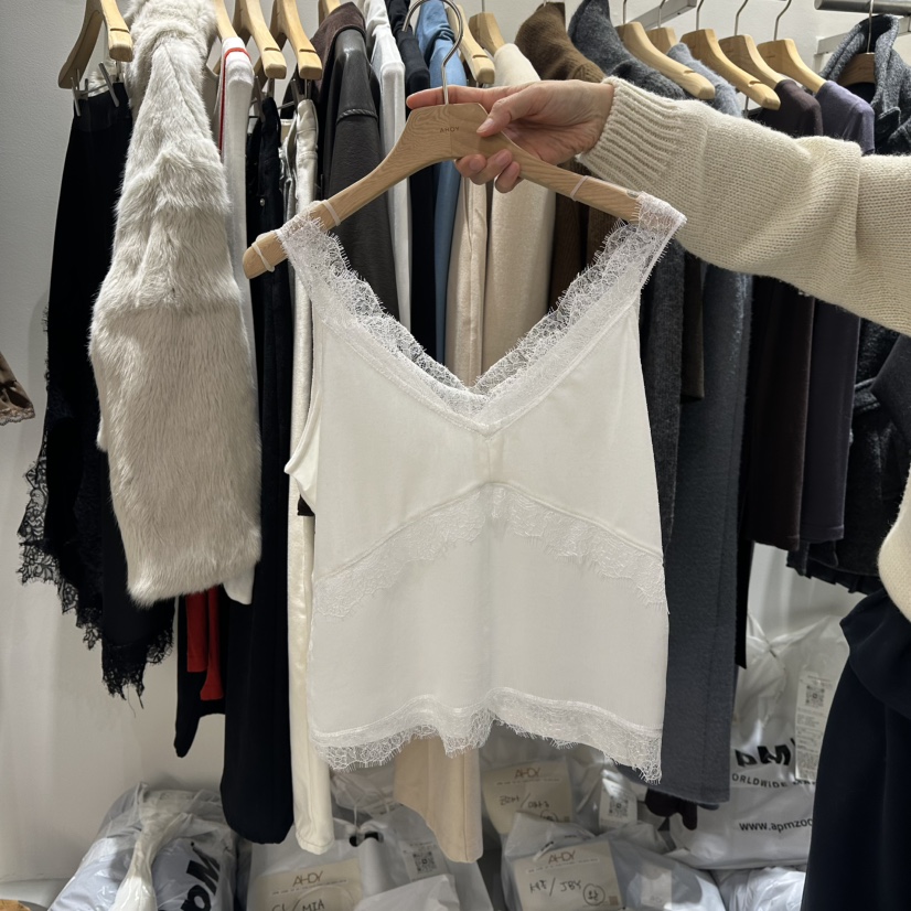 AHOY東大門㊣代購女裝新品推薦熱賣人氣25秋冬休閑吊帶背心AHOY吊帶/背心圖色1