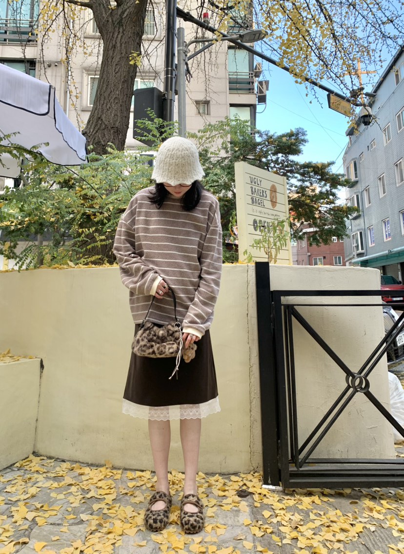 STICK WITH東大門㊣直郵女裝新品職業休閑推薦熱賣25秋冬針織衫STICK WITH針織衫