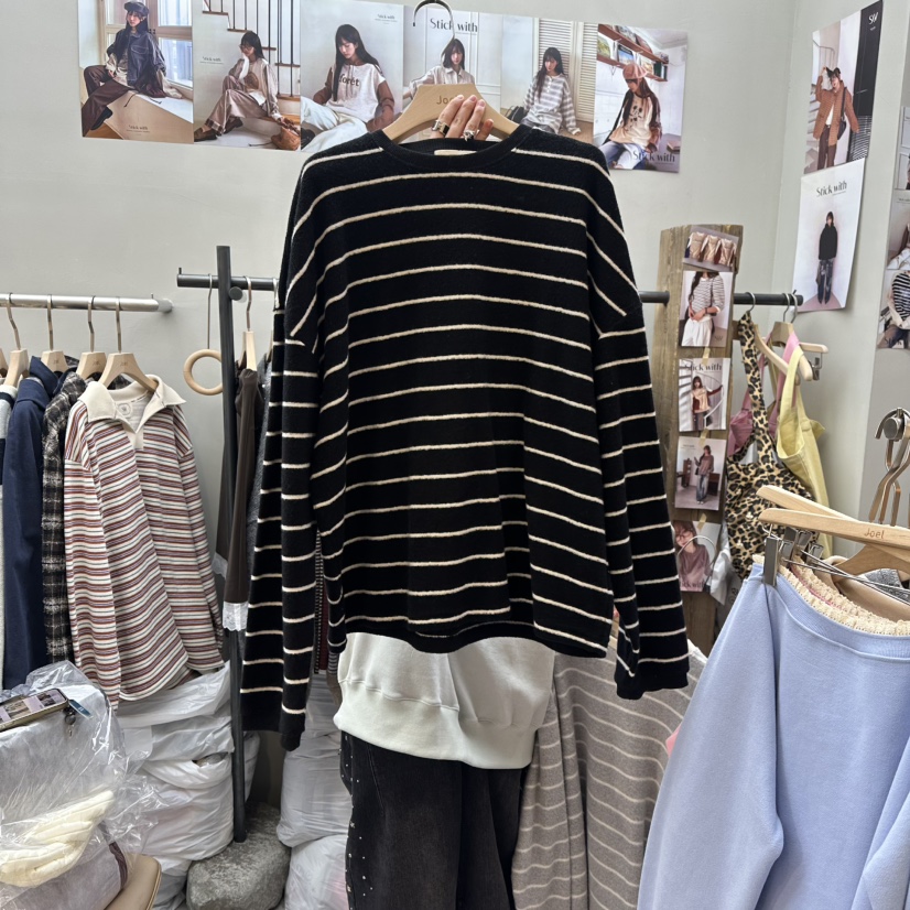 STICK WITH東大門㊣直郵女裝新品職業休閑推薦熱賣25秋冬針織衫STICK WITH針織衫圖色3
