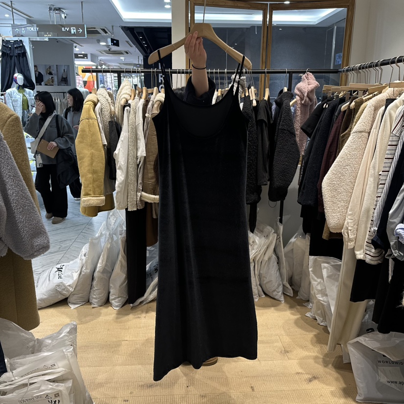 OVERTAKE東大門㊣代購女士新款推薦職業時尚25秋冬休閑連衣裙OVERTAKE連衣裙