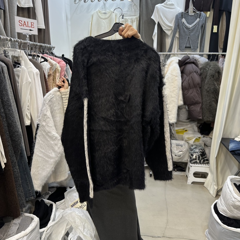 BILLION-L東大門㊣直郵女士新款人氣真品時尚熱賣毛衣貂皮BILLION-L毛衣