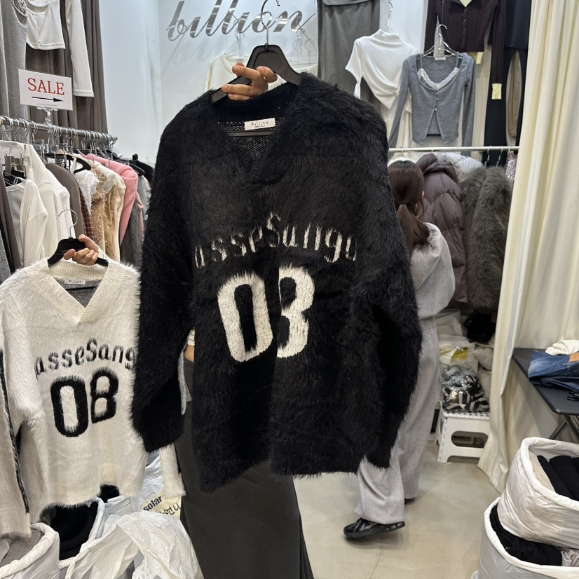 BILLION-L東大門㊣直郵女士新款人氣真品時尚熱賣毛衣貂皮BILLION-L毛衣圖色2