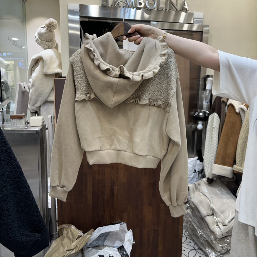 BAMBOLINA東大門㊣直郵女裝新款時尚真品熱賣人氣職業休閑衛衣BAMBOLINA衛衣