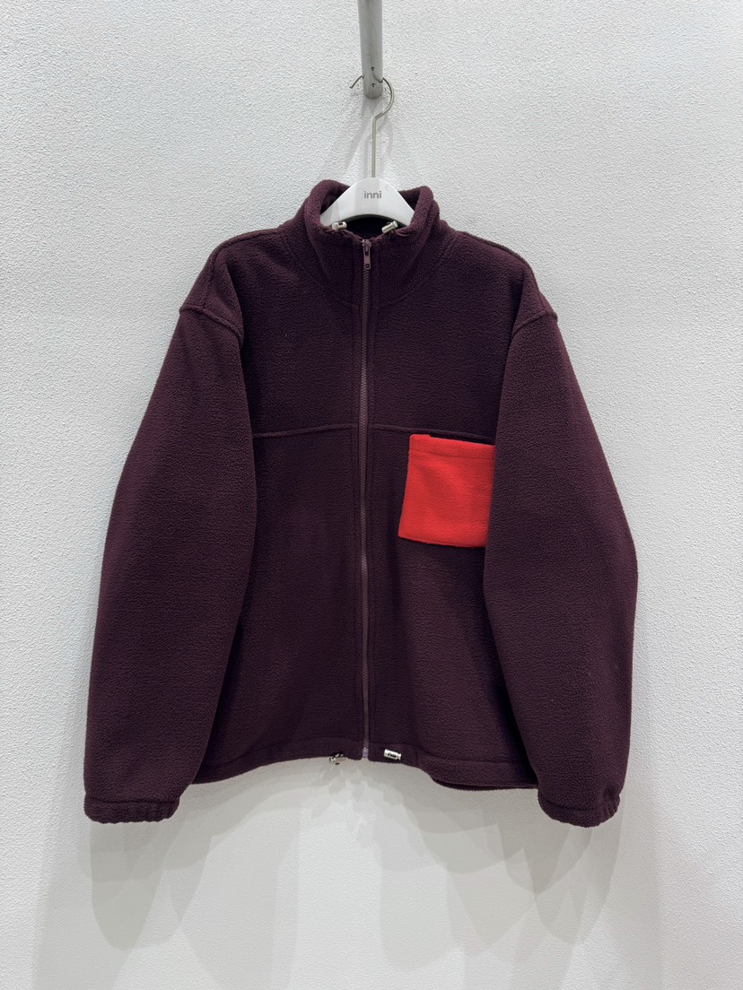 INNI東大門㊣直郵女裝新品職業人氣時尚休閑25秋冬夾克拉鏈inni夾克圖色1