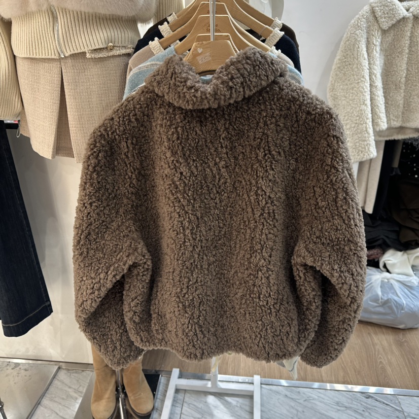 ABLESTUDIO韓國代購㊣女裝新款真品職業人氣推薦休閑短款大衣ABLESTUDIO短款大衣