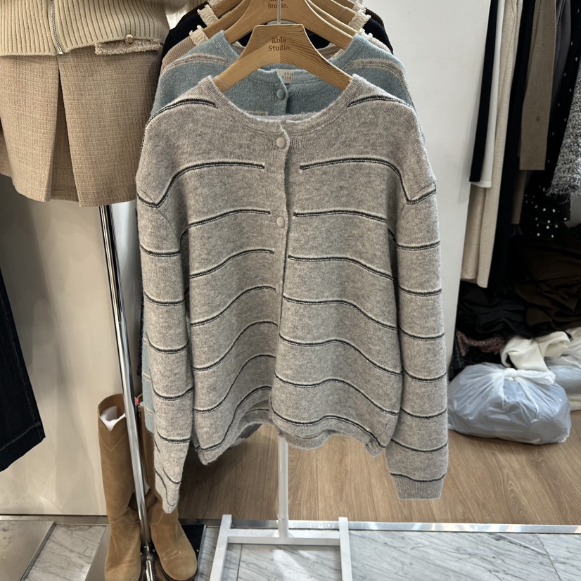 ABLESTUDIO東大門㊣直郵女士新品真品休閑推薦人氣熱賣針織衫ABLESTUDIO針織衫圖色2