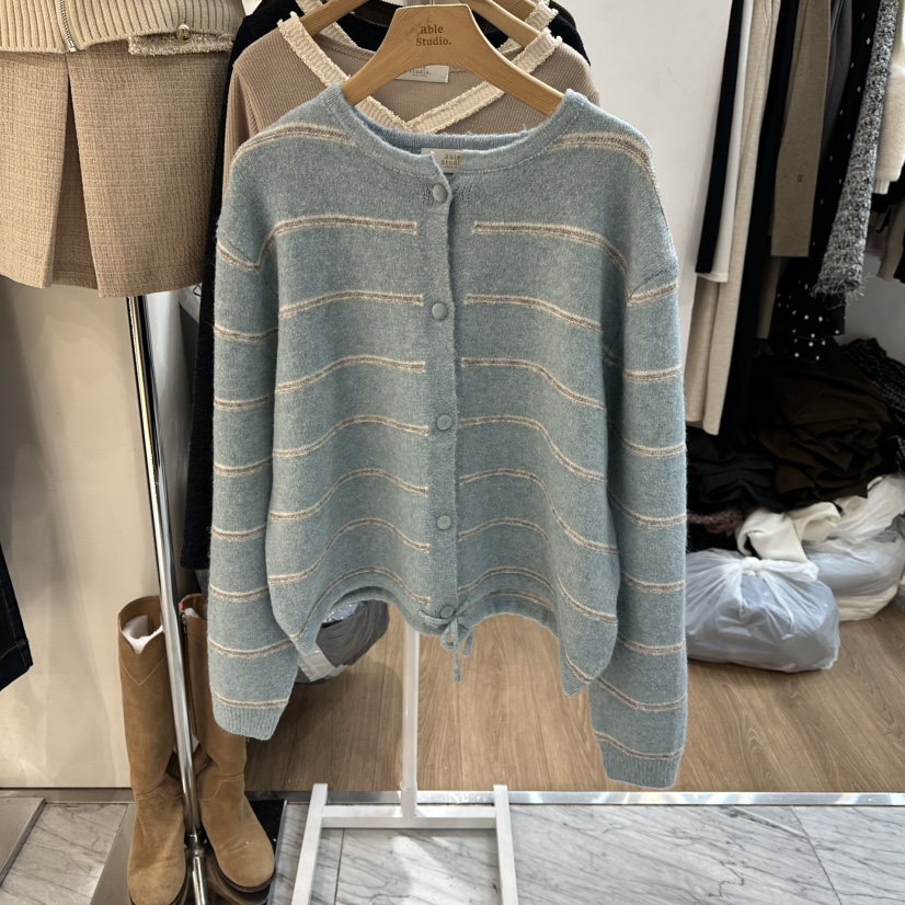 ABLESTUDIO東大門㊣直郵女士新品真品休閑推薦人氣熱賣針織衫ABLESTUDIO針織衫圖色3