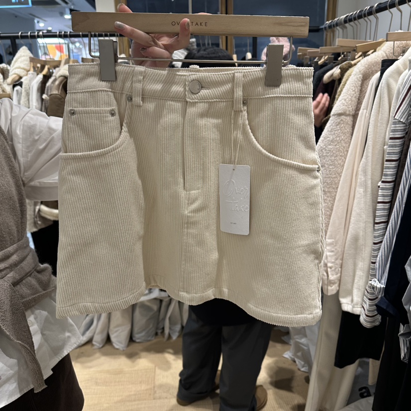 OVERTAKE東大門㊣直郵女士新款人氣職業真品時尚推薦25秋冬裙褲OVERTAKE裙褲圖色1