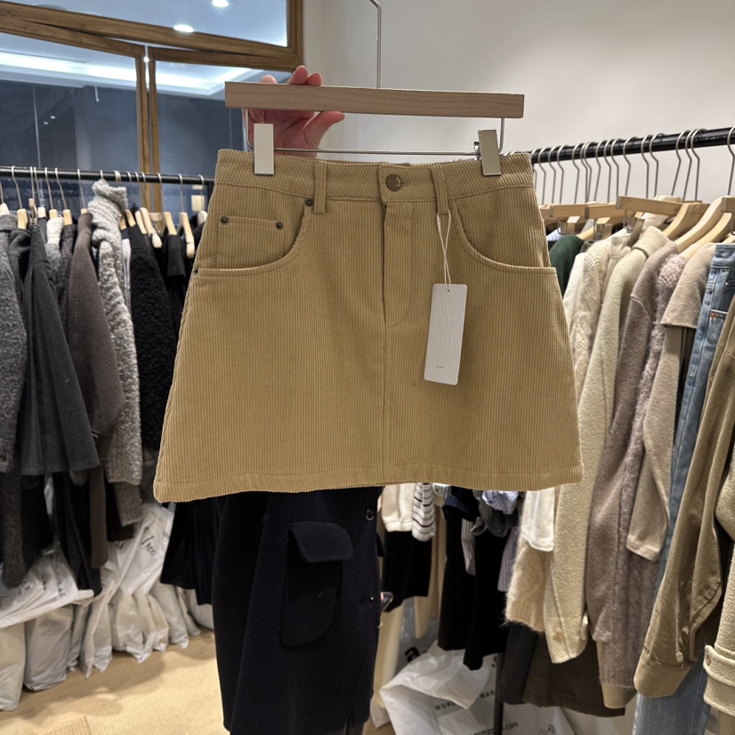 OVERTAKE東大門㊣直郵女士新款人氣職業真品時尚推薦25秋冬裙褲OVERTAKE裙褲圖色3