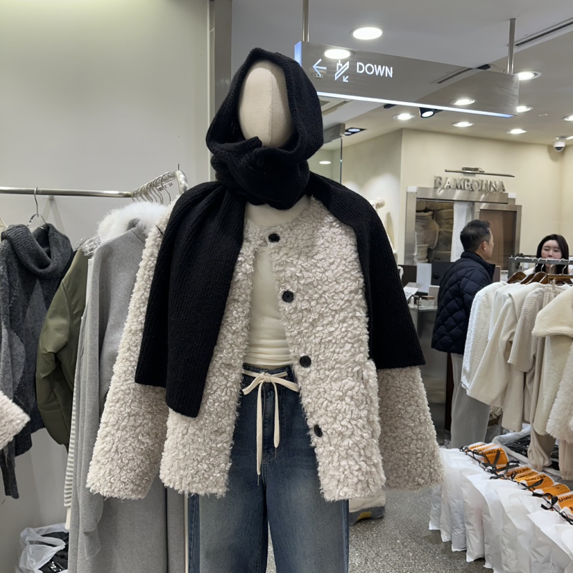 BAIE.38東大門㊣實拍女士新品熱賣人氣短款大衣里外穿雙面BAIE.38短款大衣