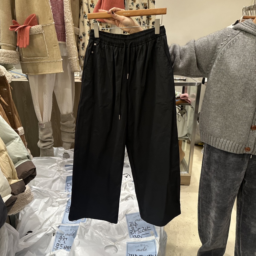 MELO東大門㊣直郵女士新品真品熱賣推薦休閑褲加絨貂絨纖維MELO休閑褲圖色3