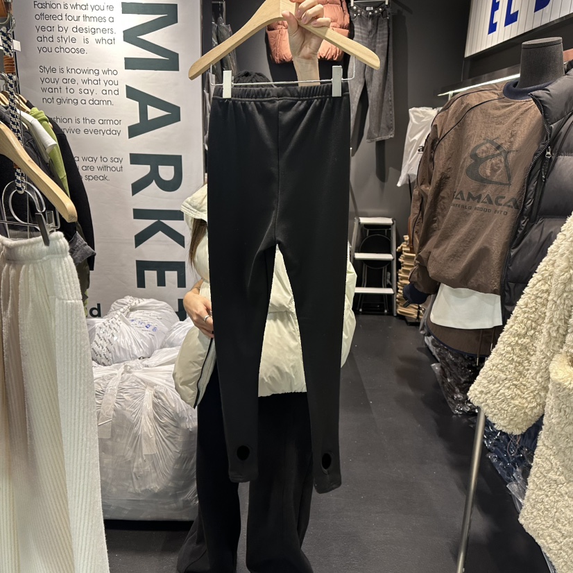 EL BOSQUE東大門㊣直郵女士新款熱賣職業打底褲鯊魚褲緊身褲EL BOSQUE打底褲/鯊魚褲