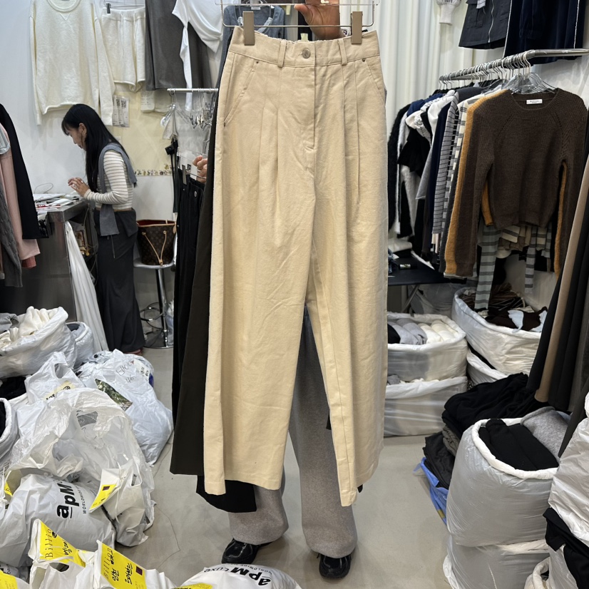 BILLION-L韓國代購㊣女士新款真品休閑推薦25秋冬休閑褲加絨BILLION-L休閑褲圖色1