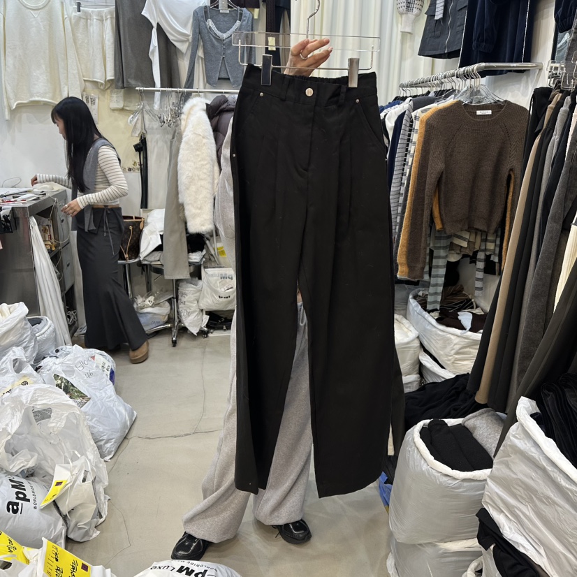 BILLION-L韓國代購㊣女士新款真品休閑推薦25秋冬休閑褲加絨BILLION-L休閑褲圖色3