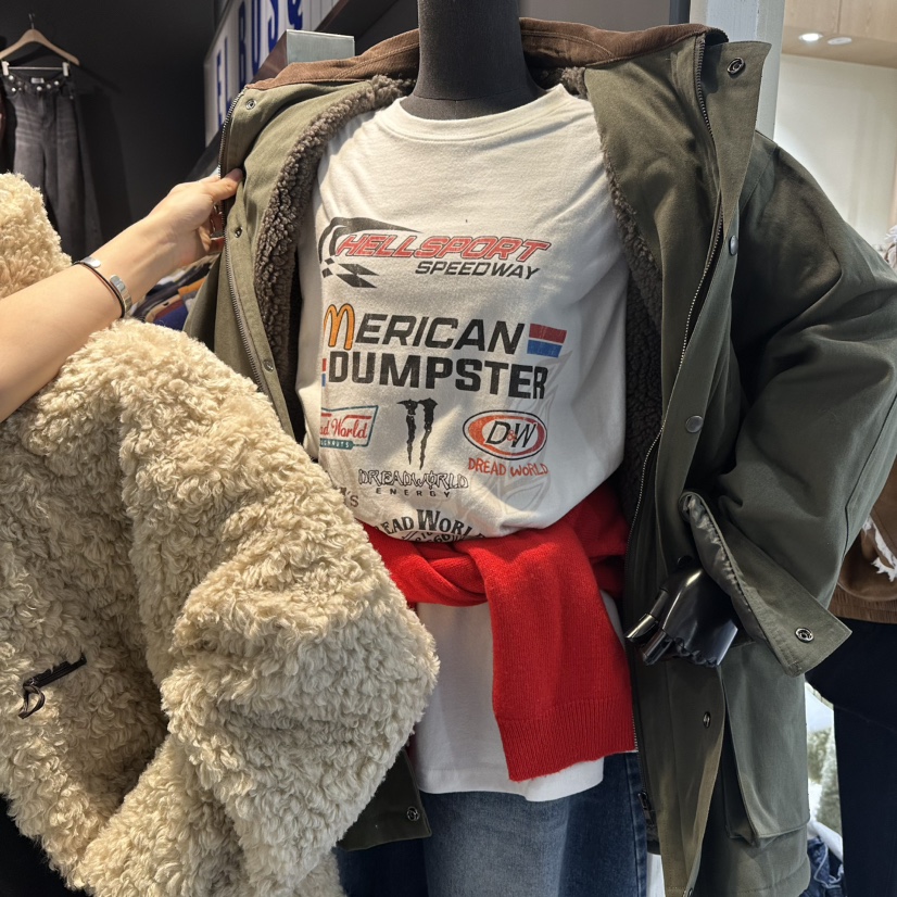 EL BOSQUE東大門㊣實拍女裝新款推薦真品休閑25秋冬長袖T恤EL BOSQUE長袖T恤圖色3