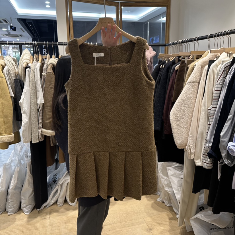 OVERTAKE東大門㊣直郵女裝新款推薦時尚真品休閑熱賣連衣裙OVERTAKE連衣裙圖色1