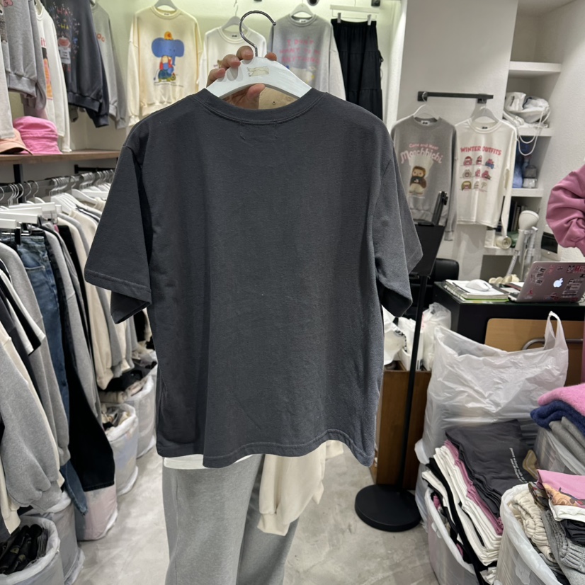 EVE韓國代購㊣女裝新品休閑25秋冬推薦時尚熱賣真品人氣T恤EVET恤