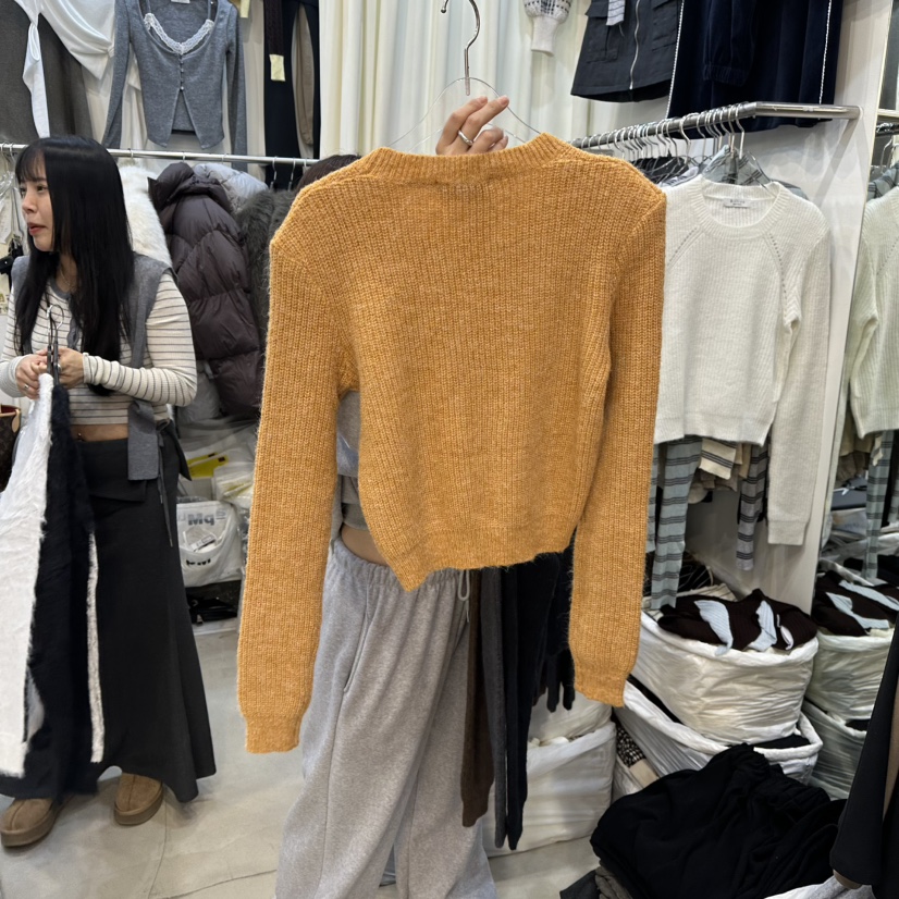 BILLION-L韓國代購㊣女裝新款真品休閑人氣職業熱賣25秋冬毛衣BILLION-L毛衣