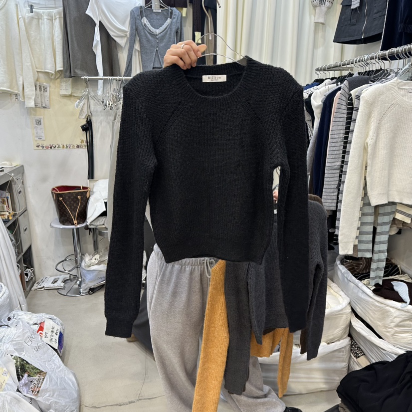 BILLION-L韓國代購㊣女裝新款真品休閑人氣職業熱賣25秋冬毛衣BILLION-L毛衣圖色5