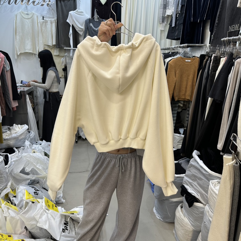 BILLION-L東大門㊣直郵女士新品職業真品衛衣連帽拉鏈衫貂皮BILLION-L衛衣