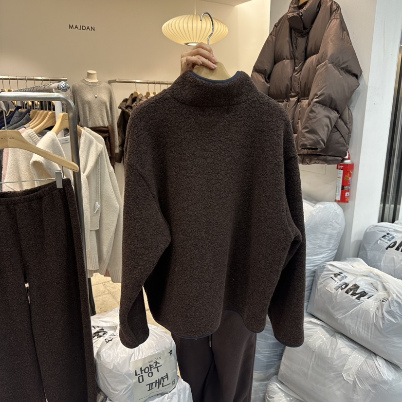 MAJDAN東大門㊣直郵女士新品休閑25秋冬時尚真品推薦職業衛衣MAJDAN衛衣