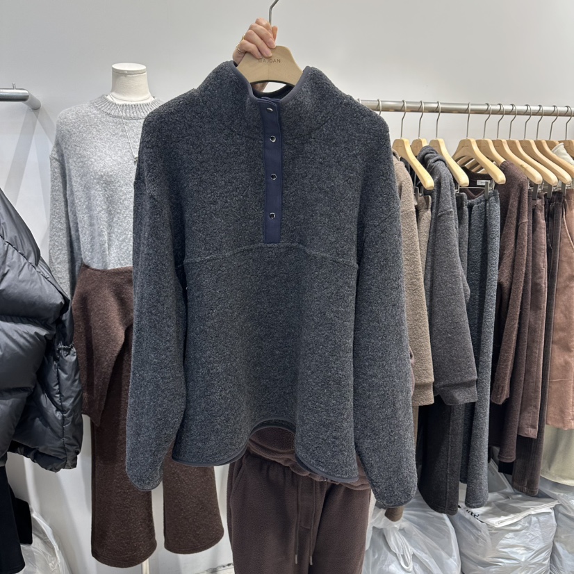 MAJDAN東大門㊣直郵女士新品休閑25秋冬時尚真品推薦職業衛衣MAJDAN衛衣圖色2