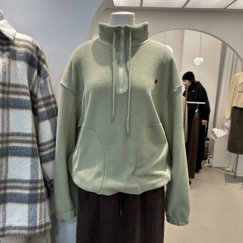 GOLDEN MARKET韓國代購㊣女士新款人氣職業25秋冬衛衣羊毛GOLDEN MARKET衛衣圖色1