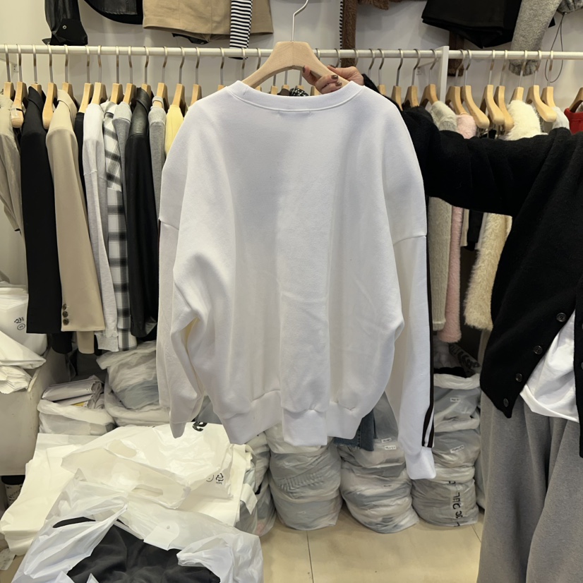 Q C韓國直郵㊣女裝新款熱賣休閑推薦25秋冬職業時尚衛衣加絨Republlc of qc衛衣