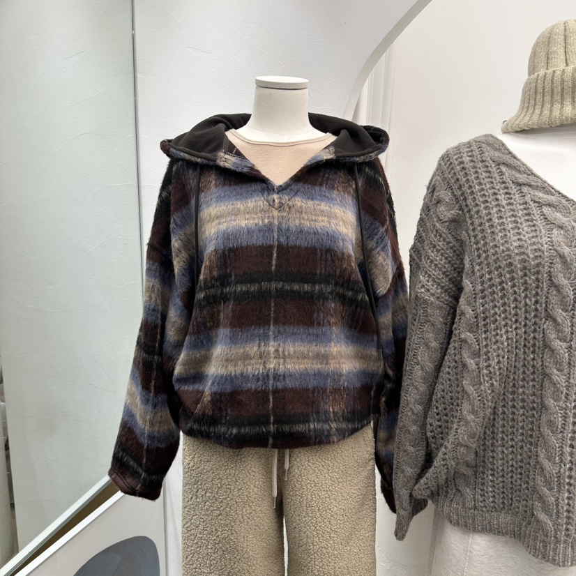 GOLDEN MARKET東大門㊣直郵女裝新品時尚25秋冬人氣職業衛衣GOLDEN MARKET衛衣圖色1