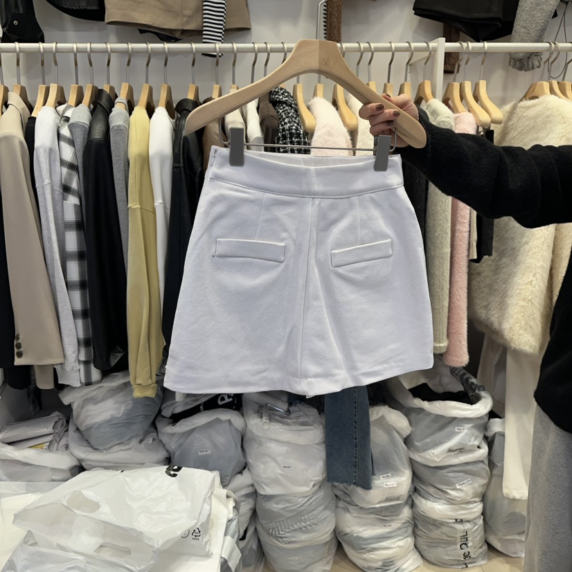 Q C東大門㊣實拍女裝新品休閑職業真品25秋冬推薦裙褲羊毛Republlc of qc裙褲