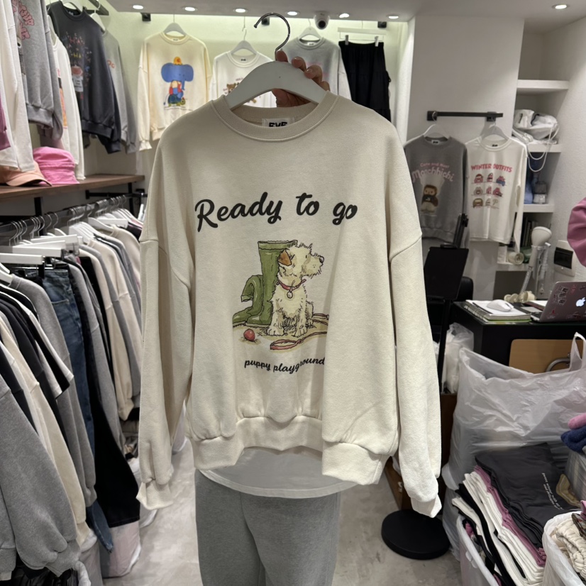 EVE東大門㊣代購女士新款休閑時尚人氣真品熱賣推薦25秋冬衛衣EVE衛衣圖色1