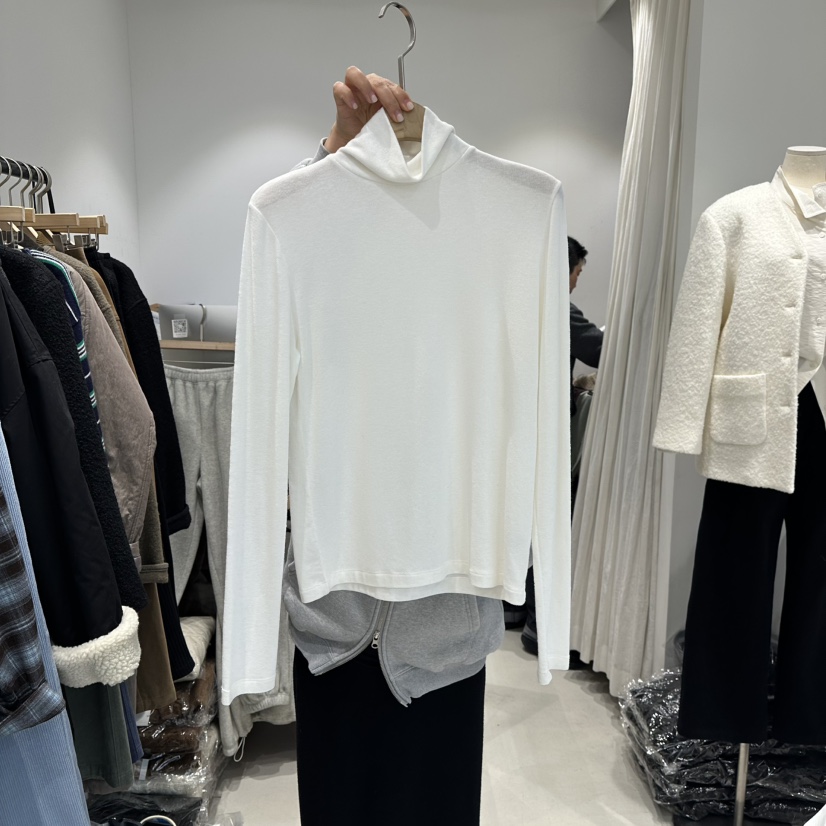 IRVINE東大門㊣代購女裝新款真品職業25秋冬熱賣休閑長袖T恤IRVINE長袖T恤圖色1