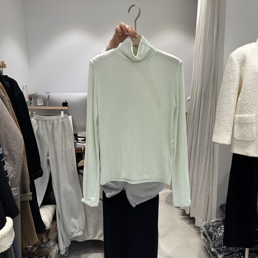 IRVINE東大門㊣代購女裝新款真品職業25秋冬熱賣休閑長袖T恤IRVINE長袖T恤圖色2