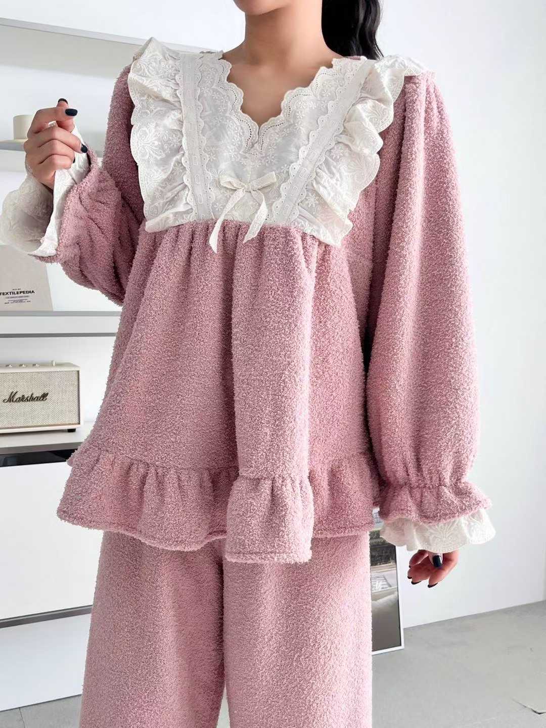 VICTORIA-P東大門㊣直郵女裝新款職業休閑推薦25秋冬時尚睡衣VICTORIA睡衣