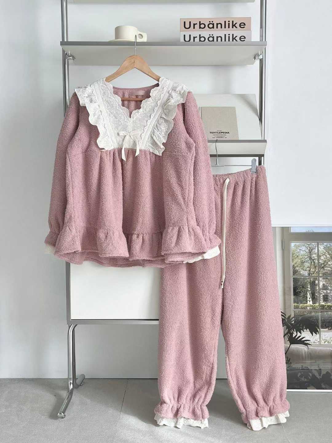 VICTORIA-P東大門㊣直郵女裝新款職業休閑推薦25秋冬時尚睡衣VICTORIA睡衣圖色2