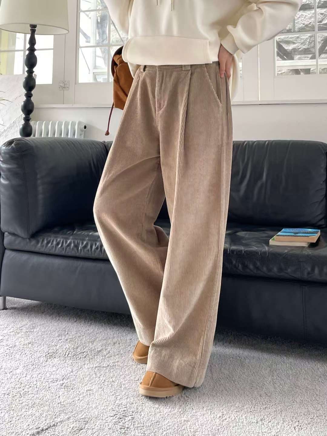 EROOM韓國代購㊣女士新品時尚人氣職業真品25秋冬推薦休閑褲EROOM休閑褲