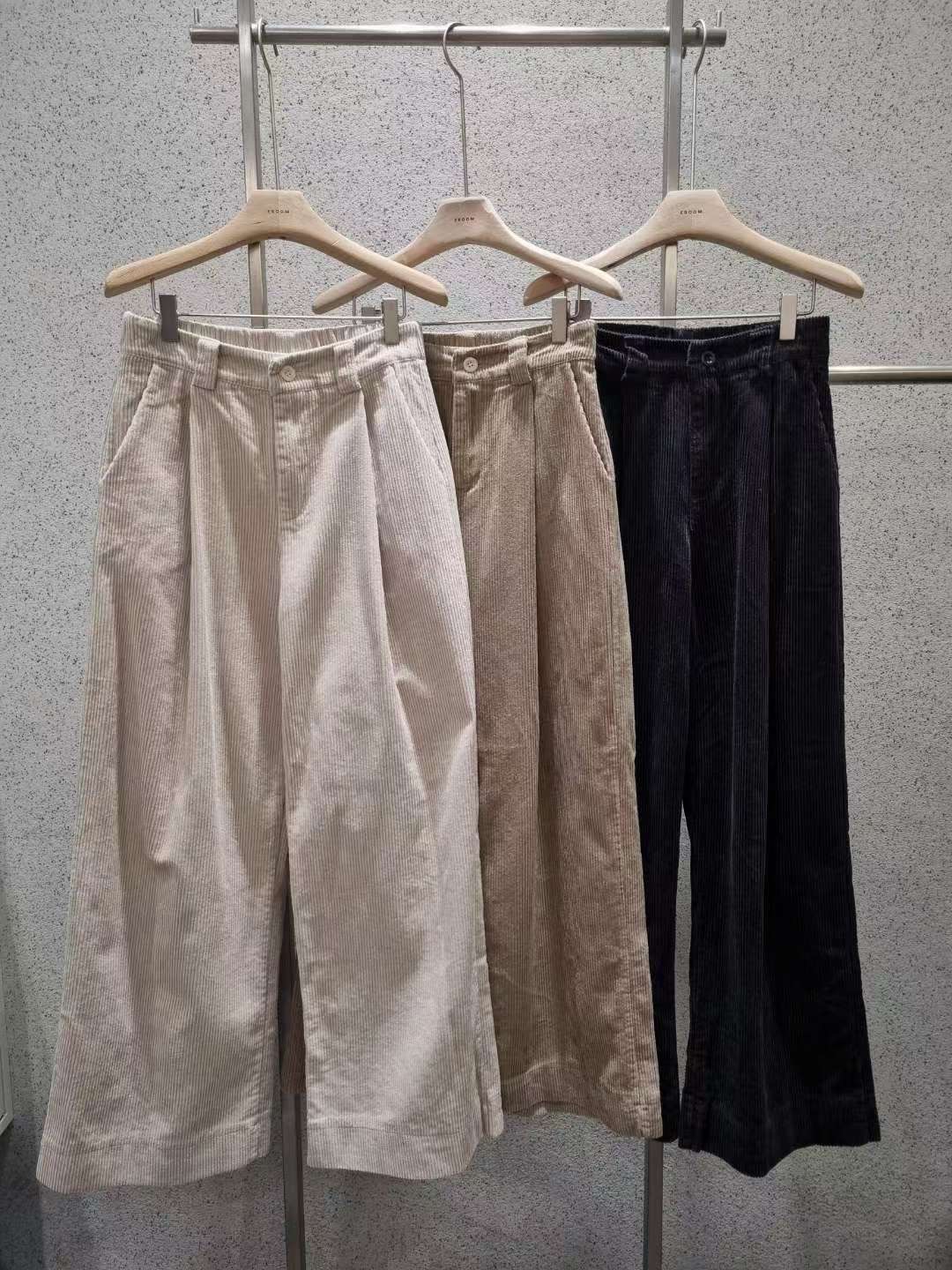 EROOM韓國代購㊣女士新品時尚人氣職業真品25秋冬推薦休閑褲EROOM休閑褲圖色3左三色